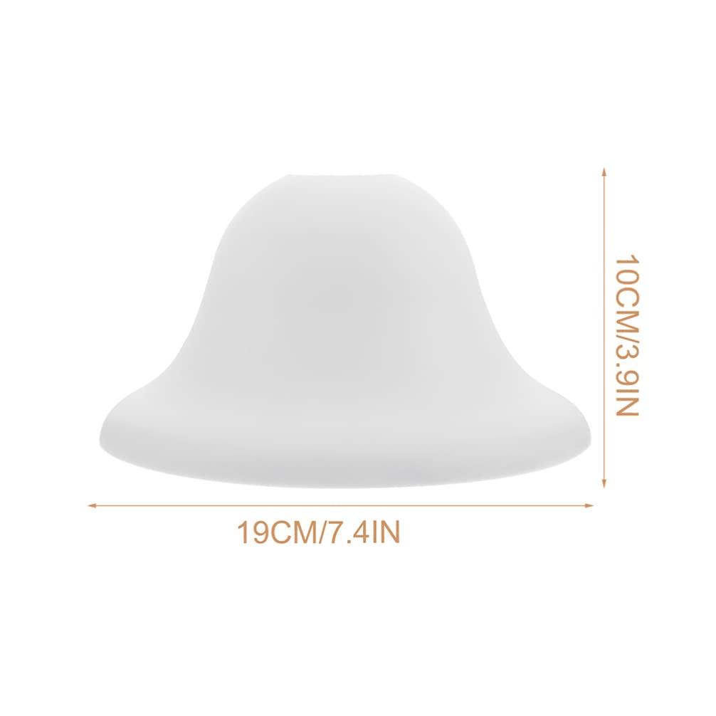 4 unids Campana en forma de pantalla de lámpara Torchiere reemplazo de pantalla de hongo cubierta de luz de ventilador de techo globos reemplazo para mesa piso lámpara de pared 7
