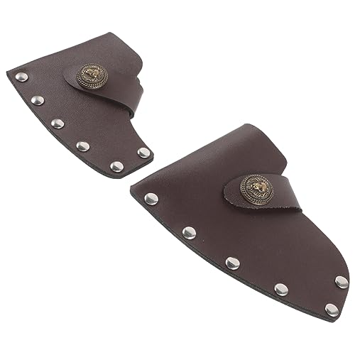 ifundom 2pcs Hatchet Sleeve Protective Cover for Camping Outdoor Use Design Easy to Attach to Belt for Hiking Hunting and BBQ Activities