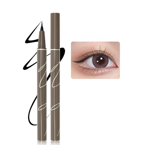 Erinde Black Liquid Eyeliner - High Precision Flüssiger Schwarz Ink Eyelinerstift Professional Wasserfest Eyeliner Pen Langanhaltend Eye Liner Stift Schnelltrocknende Koreanisch Augen Makeup