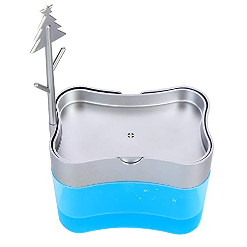 Premium Quality Soap Dispenser With Added Features - Dish Soap Dispenser - Countertop Kitchen Soap Dispenser, Sink Dish Washing Soap Dispenser 13 Ounces (Sponge Included) #TOP6