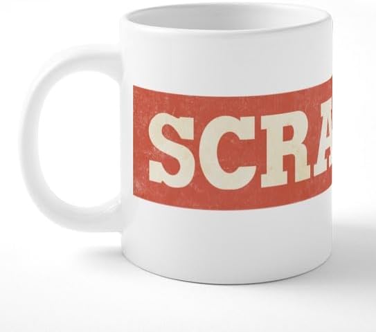 CafePress Vintage Scrabble Logo 20 Oz Ceramic Mega Mug 20 oz Ceramic Coffee Mega Mug
