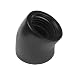 Produktbild Nanoxia 300300636 CoolForce 60° Anschluss Adapter, 2x G1/4 Zoll Innengewinde, Schwarz