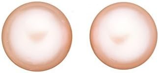 0.413 in AAA-Luster Rich Nácar Medio perforado Botón Perlas de Agua Dulce Perlas Perlas de Agua Dulce