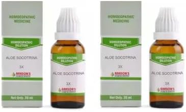 Generic Aloe Socotrina 3X (30ml, Pack of 2), White