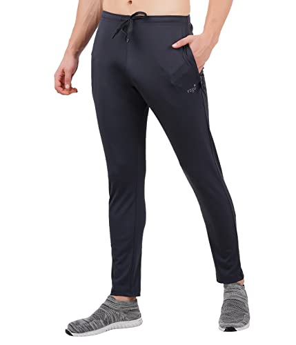 Image of VEGO 4 Way Lycra Track Pant for Mens, Dry Fit Track Pant for Men