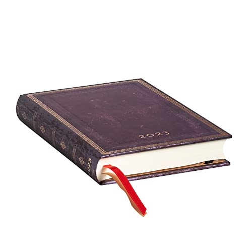Paperblanks 12 Months 2023 Anemone Diary | Horizontal | Midi (130 180 mm) - Image 2