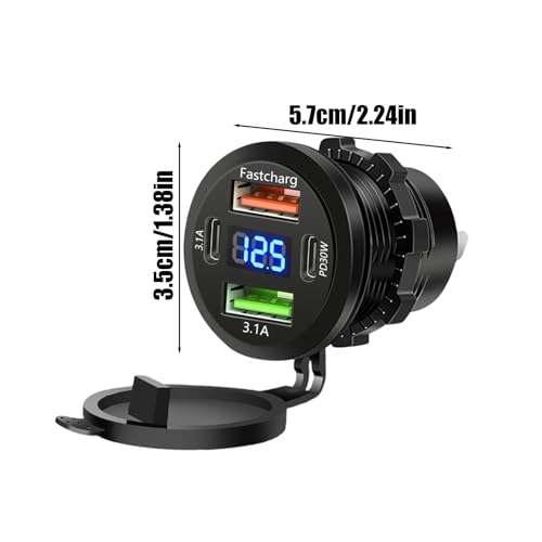 Cargador USB para coche de 4 puertos que soluciona la falta de batería de tus tabletas 6