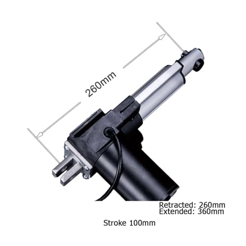 Vérin électrique 6000N motorisation trappe et levage charge lourde course 250mm - 4