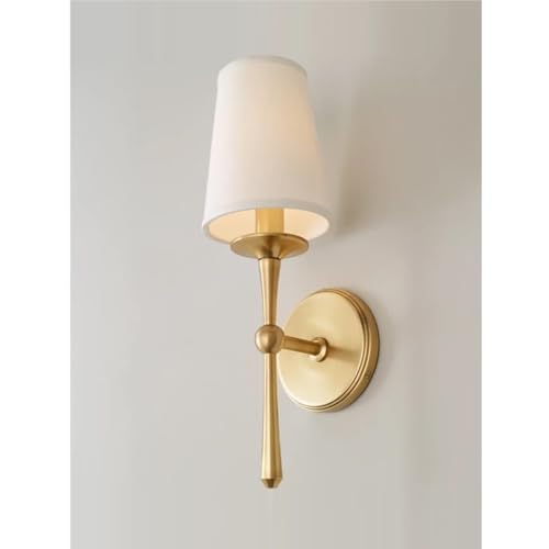 Lámpara de pared de cobre para sala de estar, estudio y pasillo interior 6