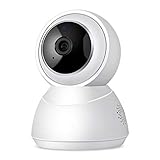 SHENGHUO Cámara IP WIFI, 1080P HD panorámica, cámara de visión nocturna YI IOT Cloud invisible IR