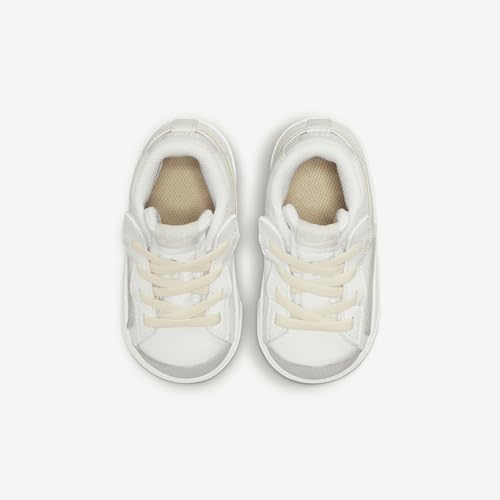 Nike Blazer Mid '77 Baby/Toddler Shoes (DA4088-106, Summit White/Coconut Milk/Honeydew/Pink) Size 34