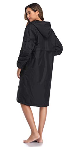 Adoretex Unisex Adult & Youth Swim Parka-Pk006-Black-Al #TOP2