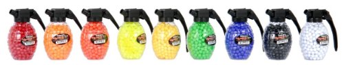 UKARMS Airsoft Gun BB's 0.12G 500 Count Grenade (Colors May Vary)