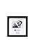 Malden International Designs Black Concept Wood Picture Frame, 5x5, Black