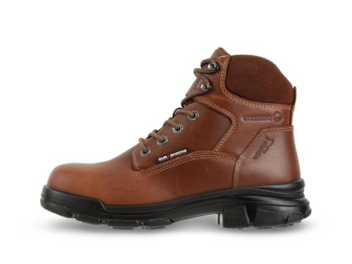 Wolverine Men's Durashocks Sr Icon Waterproof Carbonmax 6" Construction Boot, Tan, 12