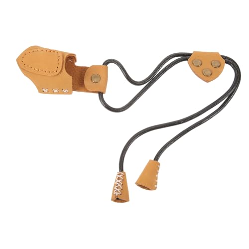 Parliky Professional Archery Thumb Ring Finger Guard Portable Protector Comfortable Fit Traditional Archery Accessory