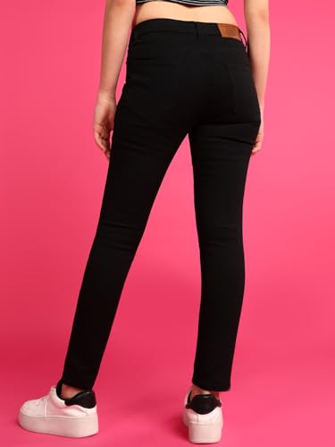Image of Urbano Fashion Women's Skinny Fit High Rise Jeans