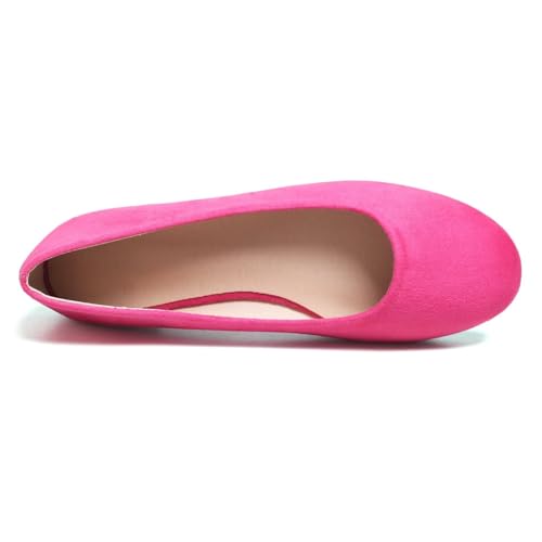 Image of Dear Time Women's Flats Comfortable Slip On Ballet Flats Soft Solid Casual Shoes