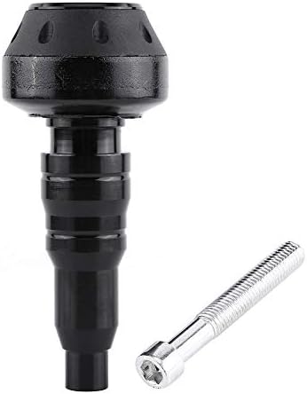 Frame Sliders,Motorcycle Exhaust Frame Slider Falling Protector Anti Crash Caps For Motorcycles (Black)
