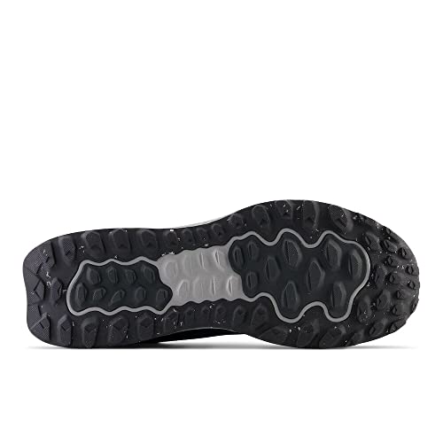 New Balance Men's Fresh Foam Garoe Mid V1 Trail Running Shoe, Blacktop/Shadow Grey/Sea Salt, 11 M