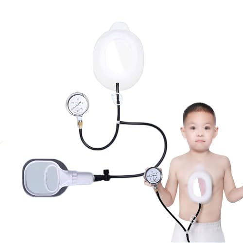 Pectus Excavatum Orthosis Brace - Pectus Excavatum Vacuum Bell Physical Correction of Pectus Excavatum - Sternal Depression Support for Adults and Child,Washable(S)