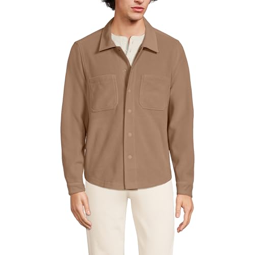 Lands' End Men's Anyweather Fleece Shirt Jacket