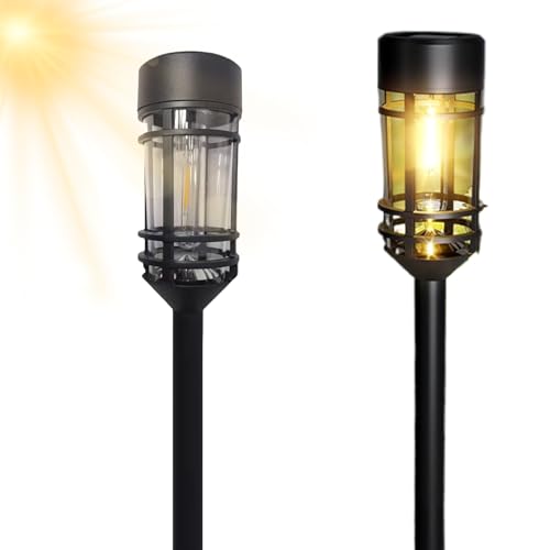 Luci del percorso solare, percorso luci | Luci a energia solare per il percorso | Lampada di a contazione del giardino decorativa per patio, prati, cortile, percorsi