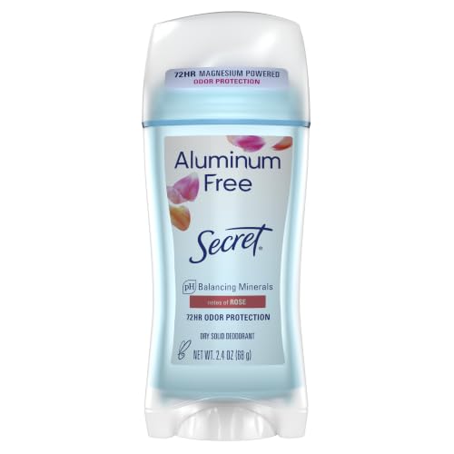 Secret Aluminum Free Deodorant for Women Rose 2.4 oz