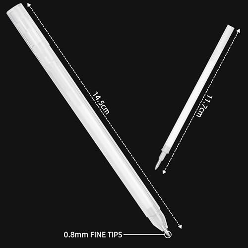 SMOOTHERPRO White Gel Pen, 0.8mm - Image 2
