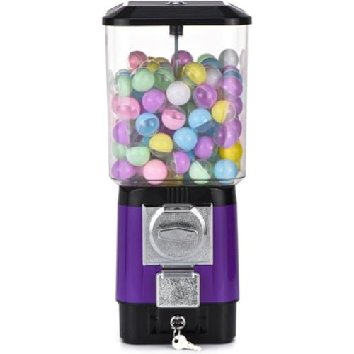 BQQB ガチャマシン 100円硬貨用 レトロガシャポンマシン 業務用ガシャポン本体 楽しいカプセルマシン ガチャマシーン イベント ガチャガチャカプセル 業務用 家庭用 幼稚園教育機関向けギフトマシン ボール100個付属 (引き出し付き(コインが必要です