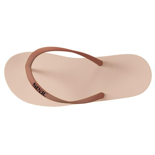 SEAC Ohau, Infradito in Gomma per Mare, Piscina, Spiaggia e Barca, rosa/bronzo, 33/34