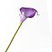 Leagel Calla Lily Bridal Wedding Bouquet Head Lataex Real Touch Flower Bouquets (10, Purple)