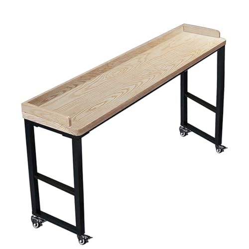Table de lit à roulettes ergonomique pour manger et travailler au lit