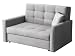 Produktbild Mirjan24 Sofa Viva II Lux mit Schlaffunktion, Bettsofa, 2 Sitzer Polstersofa mit Bettkasten inkl. Kissen, Schlafsofa Sofagarnitur, Wohnlandschaft, Farbauswahl (Tatum 279)