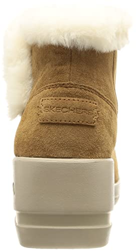 Skechers Skechers Women's Arch Fit Rise Boot, Chestnut Suede, 7.5 US