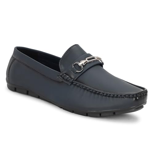 Image of TROTUS Men's Loafer for Men | Stylish & Comfortable with Soft Cushioned Insole | Hand-Stitched Design for Trendy