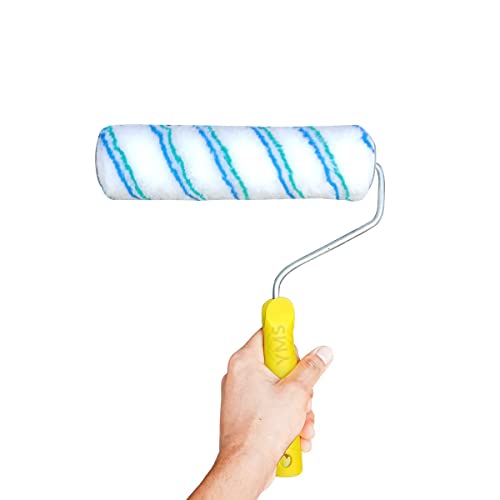 Image of YMS Acrylic Fur Paint Pile Sleeve Roller with Handle for Wall Decor (Microfiber, 9 inch)