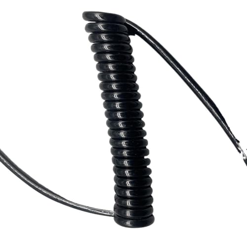 Câble spiralé rétractable pour éviter les nœuds de fils électriques