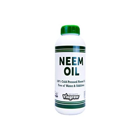 Viagrow VNEEM32 Cold Pressed Neem Oil Seed Extract, 32oz / Makes 48 gallons, White Cover