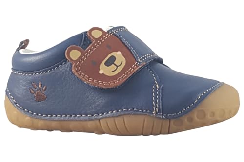 Start-rite Bear Hug 0824-9 French Navy Leather Boys First Shoes F-Standard 4 Child