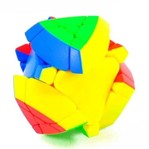Image of SengSo War Drums 3x3 Shape Mod Speed Cube | 8-Axis Tapered Dome Design | Smooth 3-Layer Rotating Octahedron Mechanism, Vibrant Stickerless Brain Teaser Puzzle