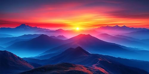 ダイヤモンドアート 山 ダイヤモンドアート 手芸キット上級者絵画 風景 大きいサイズ 140x70 CM 手芸 5D DIY Diamond Art 絵画 インテリア 壁飾り クリスタル全面貼り付けタイプ クロスステッチ刺繍 キット 家用装飾 プレゼント