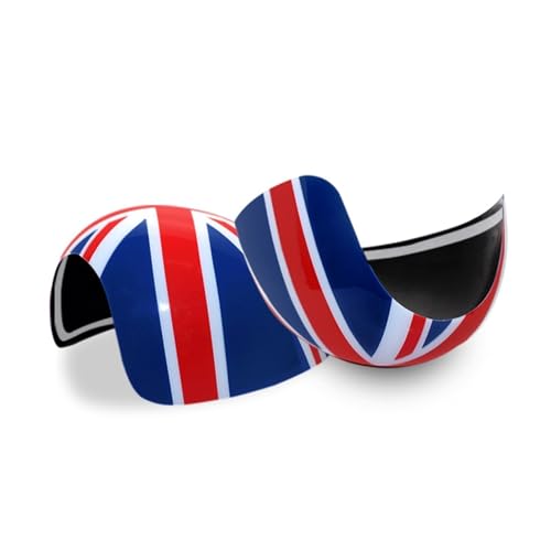 hA~[Jo[ For Mini For Cooper R50 R52 R53 2 For Pcs Rearview Side Mirror Cover Caps For Protective Shell(7)