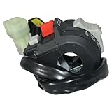 Material: Dieser Motorrad-Steuerschalter ist aus Metall gefertigt, robust, langlebig und alterungsbeständig.
