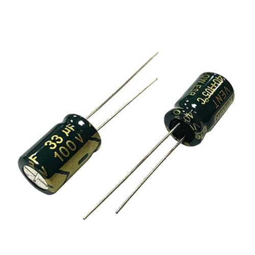 Condensateur aluminium 33uF 100v radial miniature haute tolérance thermique