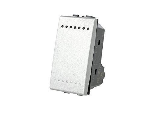 Deviatore 1P 16A Unipolare Grigio Compatibile con