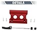 X AUTOHAUX 1 Pc Universal Quick Release Bike Fork Mount Rack for 0.26 Inch (6.5mm) / 0.79 Inch (20mm) Thru Axle with Aluminum Alloy Anti-Corrosion Red