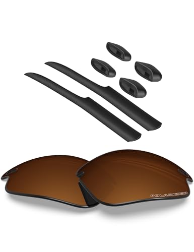 Image of BLAZERBUCK Polarized Replacement Lenses & Sock Kit for Oakley Fast Jacket OO9097 /Fast Jacket Asian Fit OO9162 Sunglass