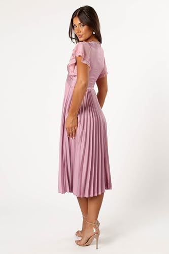 Image of Petal & Pup Women's Nova Flutter Sleeve Midi Dress