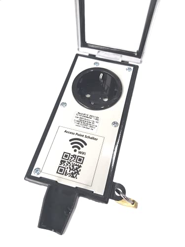 Abschließbare Wifi-Steckdose - schaltbar über WiFi-Access Point Schalter Cover